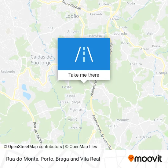 Rua do Monte map