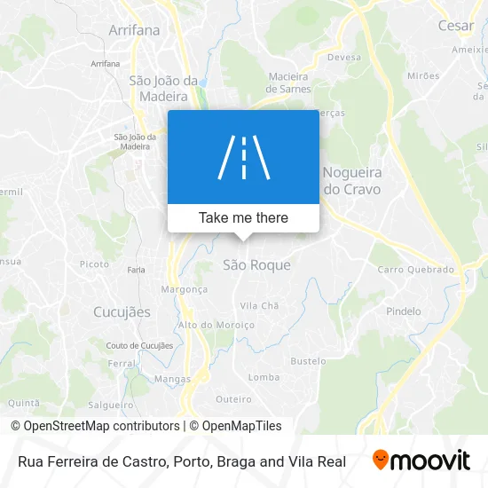 Rua Ferreira de Castro map