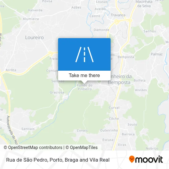 Rua de São Pedro map