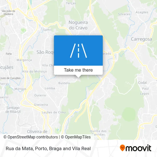 Rua da Mata map