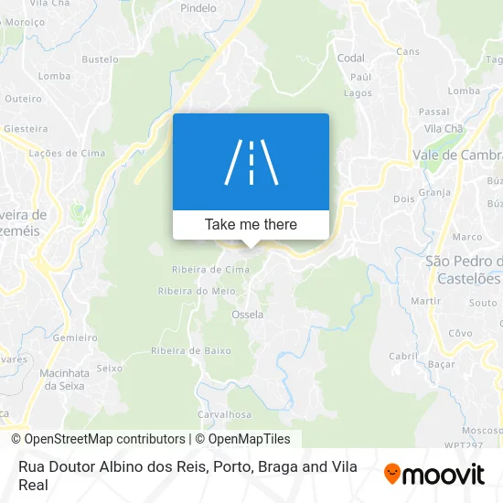 Rua Doutor Albino dos Reis map