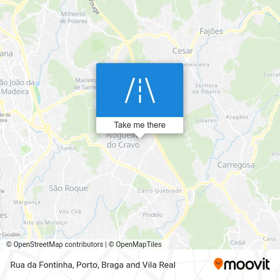 Rua da Fontinha map
