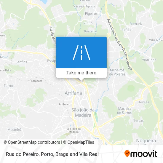 Rua do Pereiro map