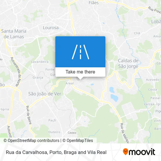 Rua da Carvalhosa map