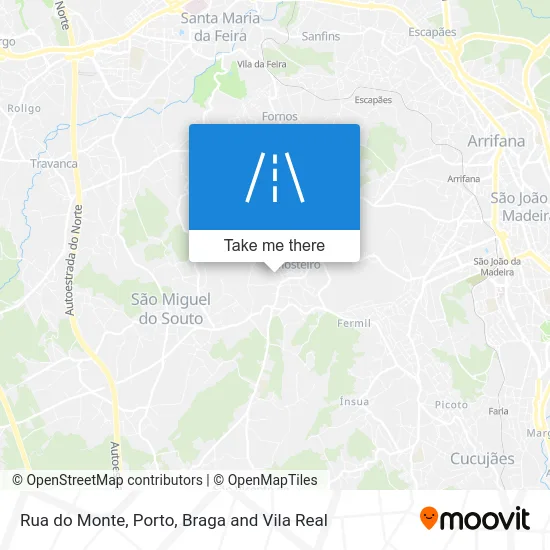 Rua do Monte map