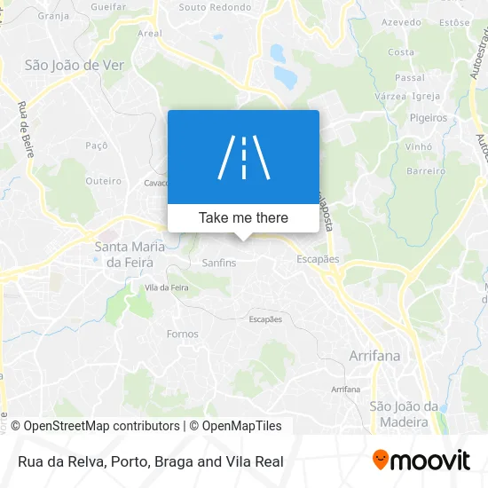 Rua da Relva map