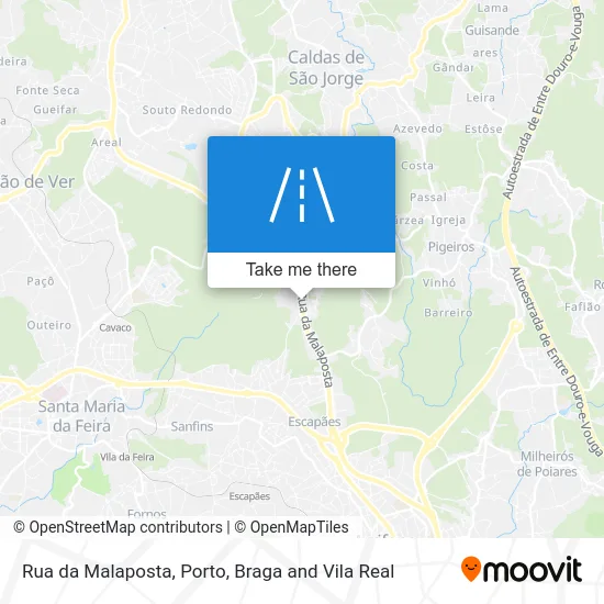 Rua da Malaposta map