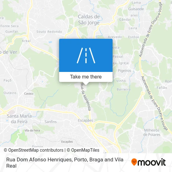 Rua Dom Afonso Henriques map