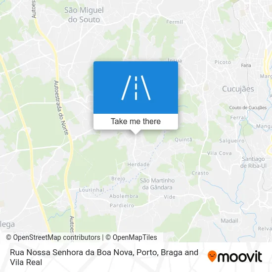 Rua Nossa Senhora da Boa Nova map