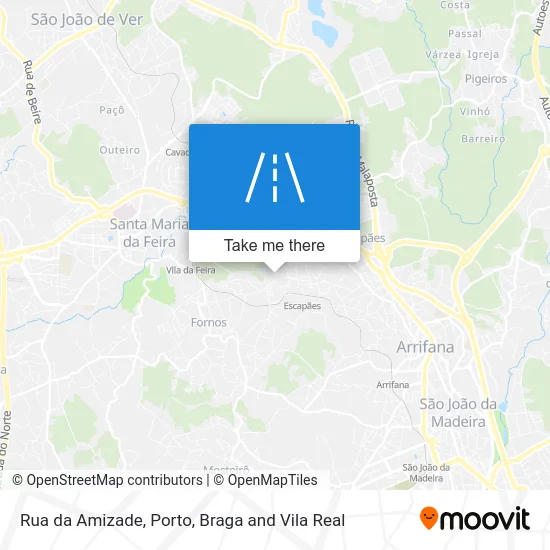 Rua da Amizade map