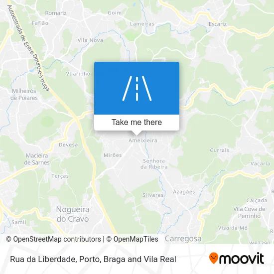 Rua da Liberdade map