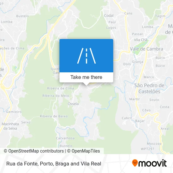 Rua da Fonte map