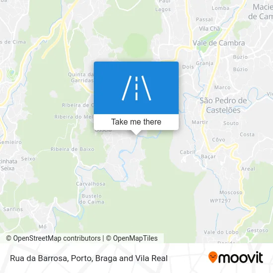 Rua da Barrosa map