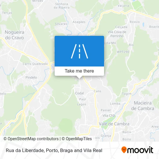Rua da Liberdade map