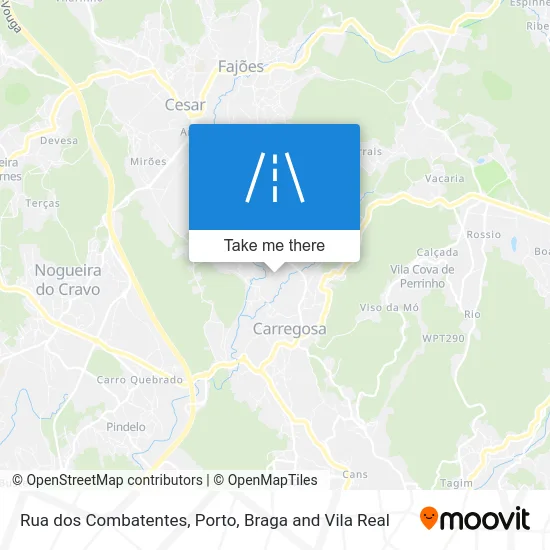 Rua dos Combatentes map