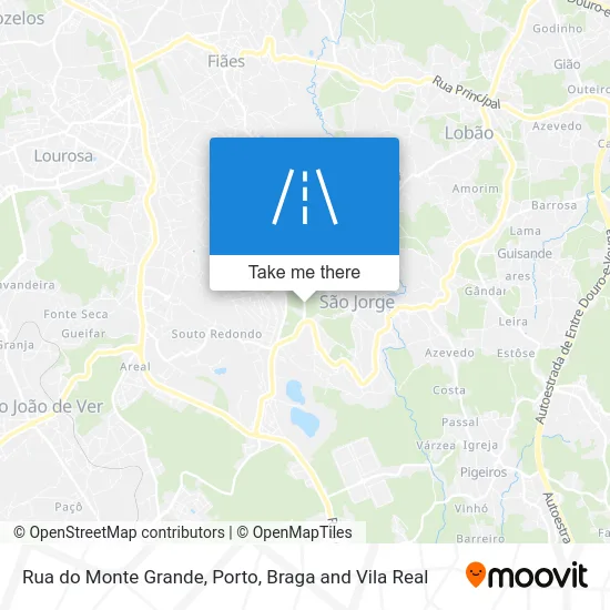 Rua do Monte Grande map