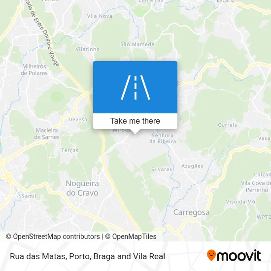 Rua das Matas map