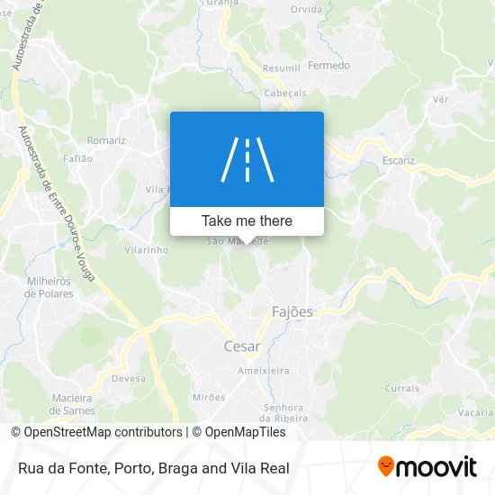 Rua da Fonte map