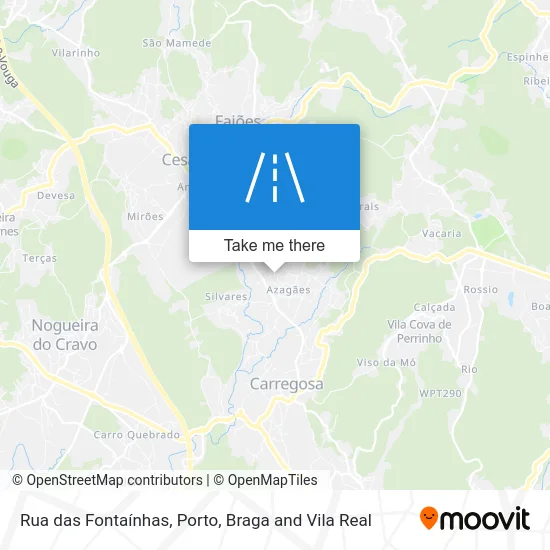Rua das Fontaínhas map