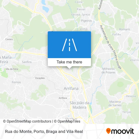 Rua do Monte map