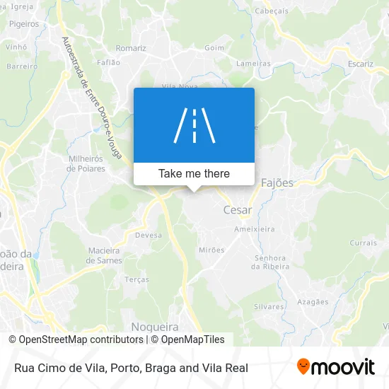 Rua Cimo de Vila map