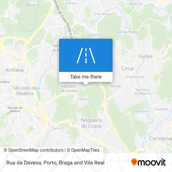 Rua da Devesa map