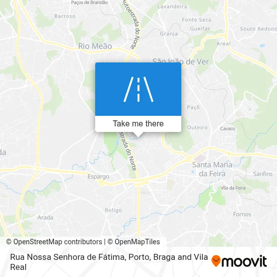 Rua Nossa Senhora de Fátima map