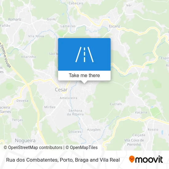 Rua dos Combatentes map