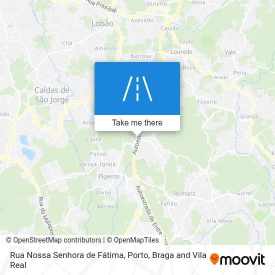 Rua Nossa Senhora de Fátima map