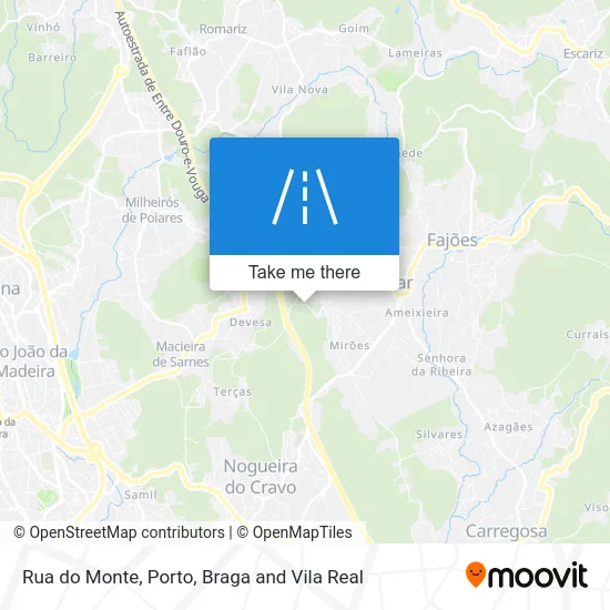 Rua do Monte map