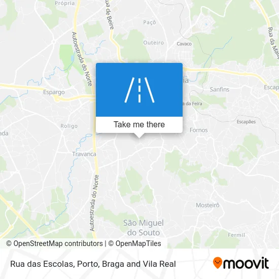 Rua das Escolas map
