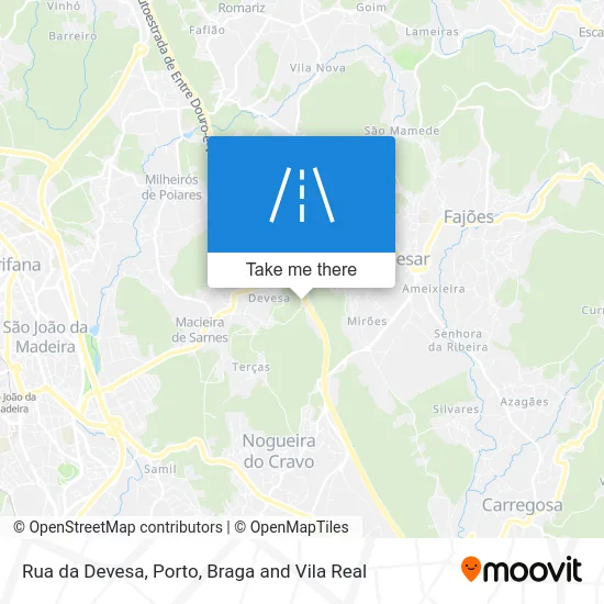 Rua da Devesa map