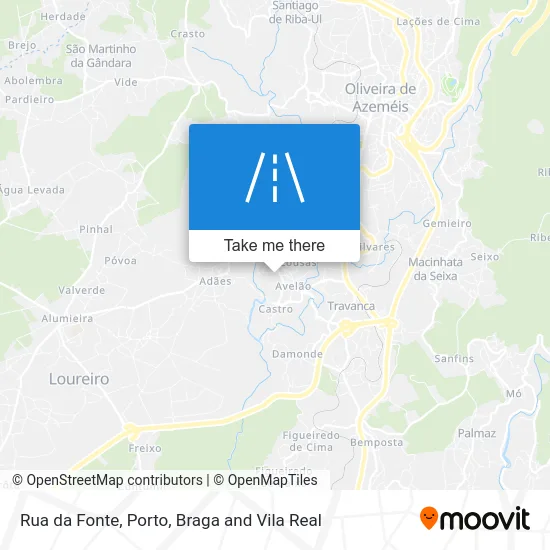 Rua da Fonte map
