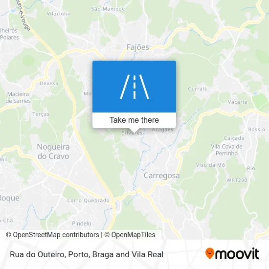 Rua do Outeiro map
