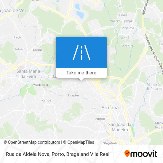 Rua da Aldeia Nova map