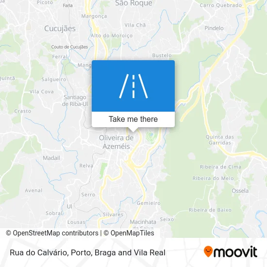 Rua do Calvário map