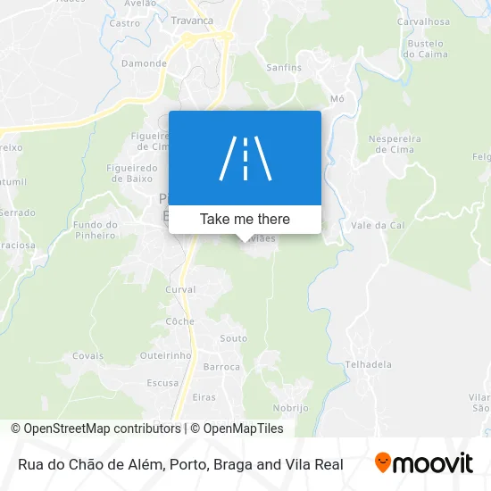 Rua do Chão de Além map