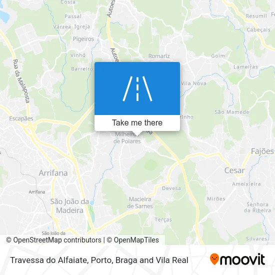 Travessa do Alfaiate map