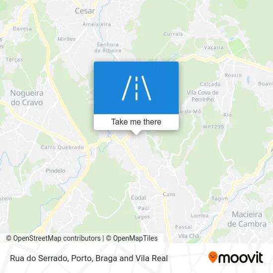Rua do Serrado map