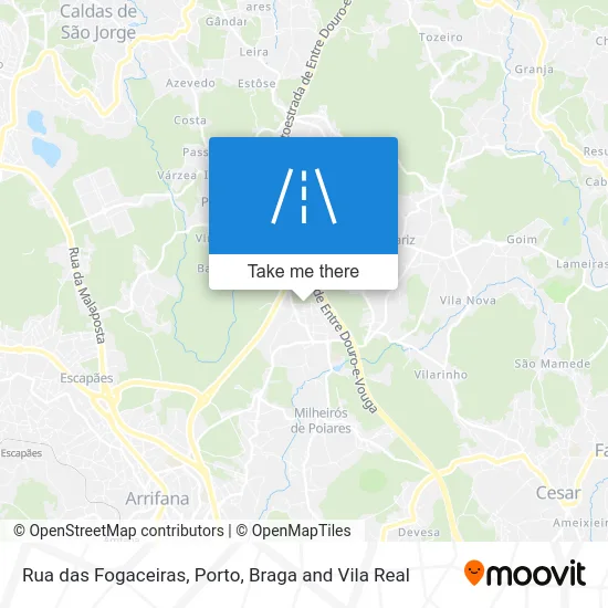 Rua das Fogaceiras map