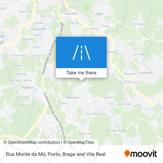 Rua Monte da Mó map