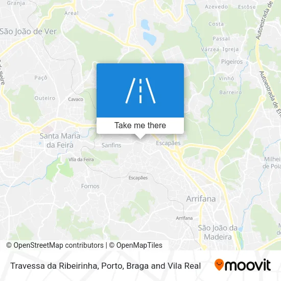 Travessa da Ribeirinha map