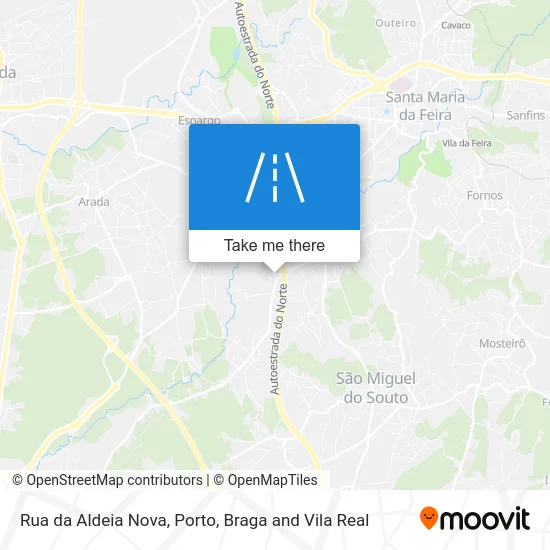 Rua da Aldeia Nova map