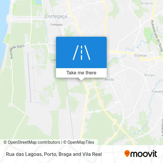 Rua das Lagoas map