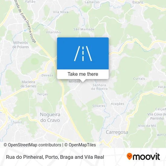 Rua do Pinheiral map