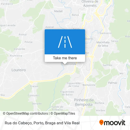 Rua do Cabeço map