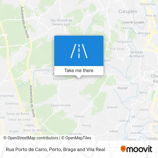 Rua Porto de Carro map