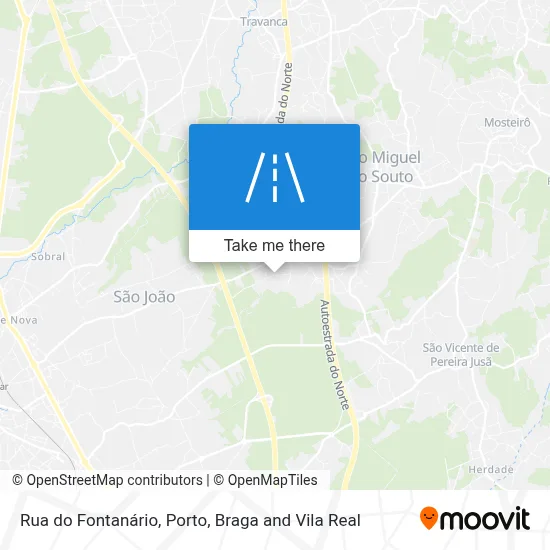 Rua do Fontanário map