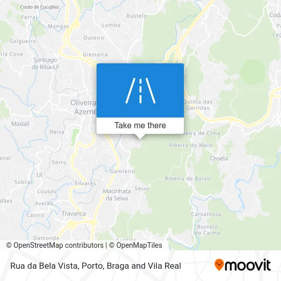 Rua da Bela Vista map
