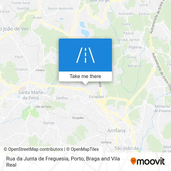 Rua da Junta de Freguesia map